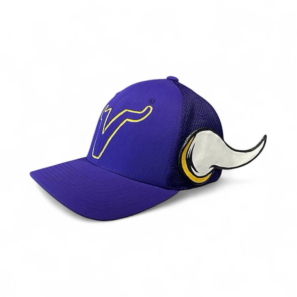 FLEXFIT Minnesota Vikings Game Day Small-Medium Hat/Cap NFL Football Rare Design